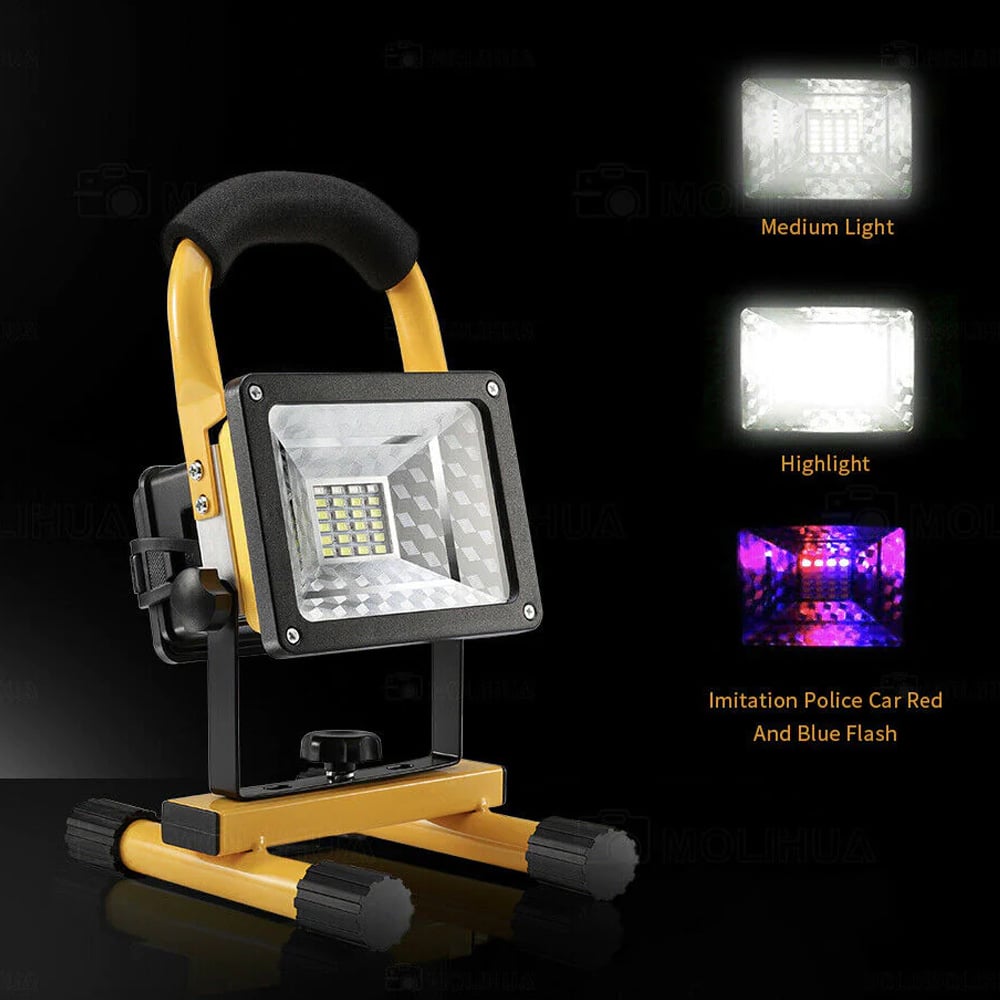 ENER-J 30W Rechargeable LED Floodlight Image 5