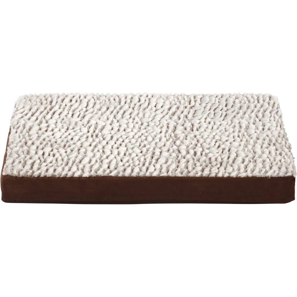 Bunty Small Brown Ultra Soft Pet Basket Bed Image 1