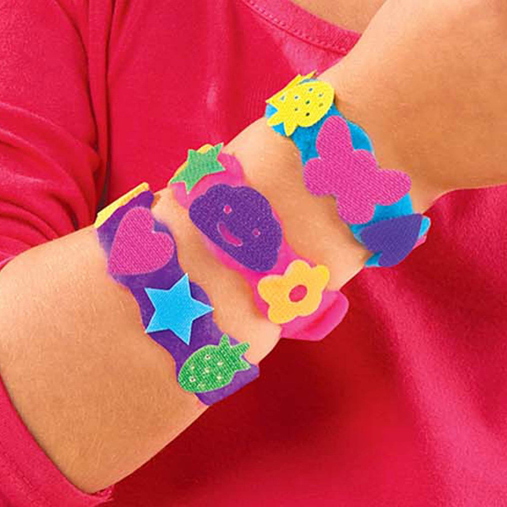SES Creative Hook and Loop Tape Bracelets Set Image 5
