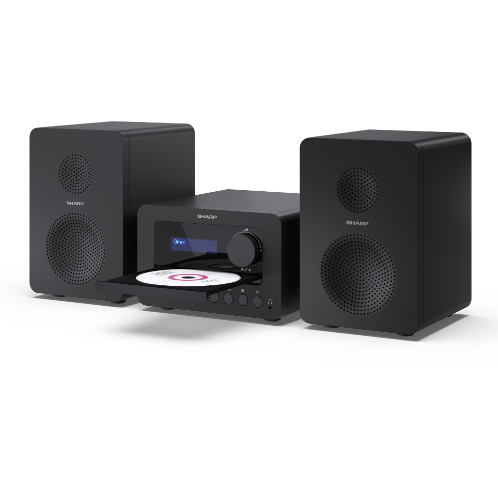 SHARP Tokyo XL-B514 Black FM Hi-Fi Micro System Image 3
