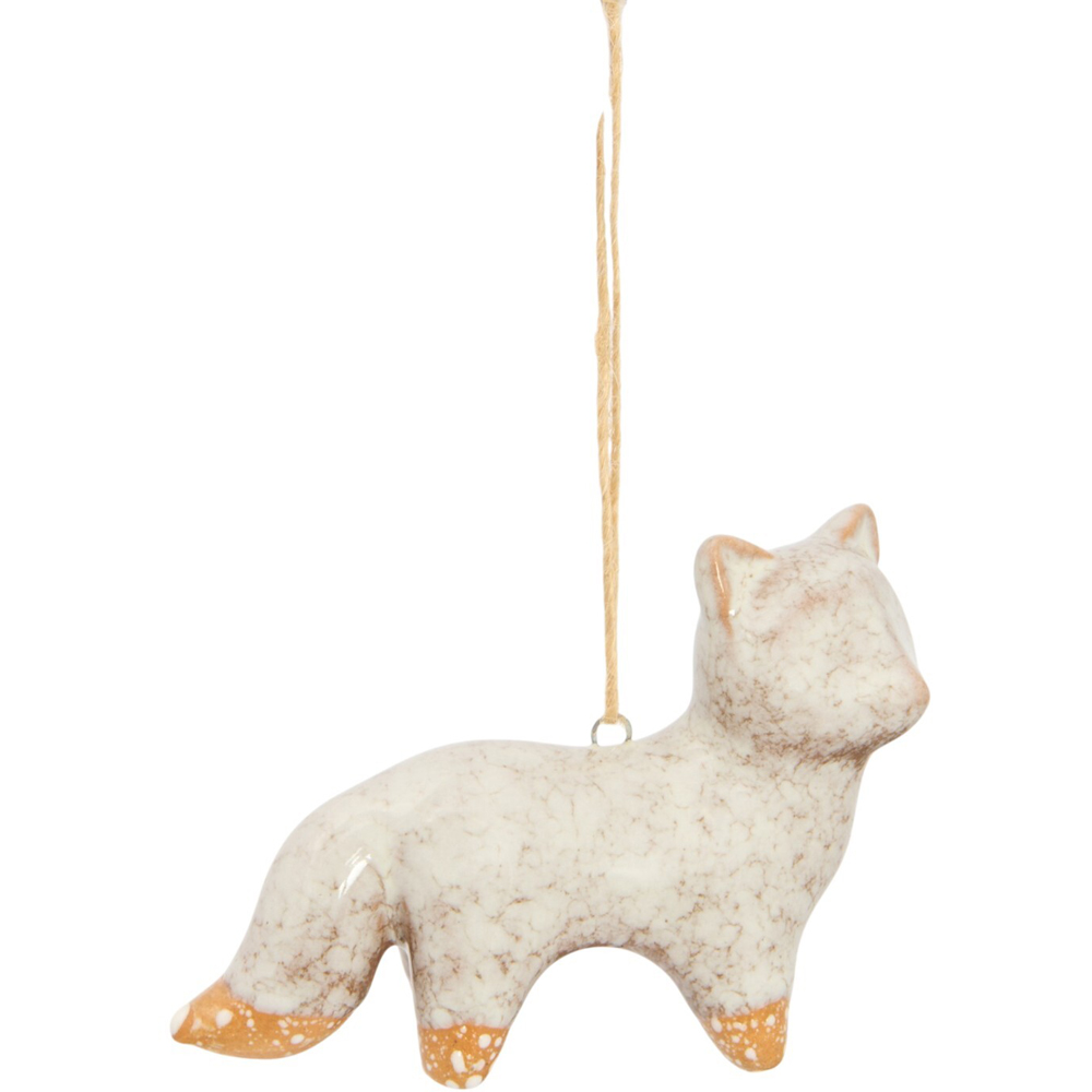 Ceramic Fox or Squirrel Hanging Decoration Image 3