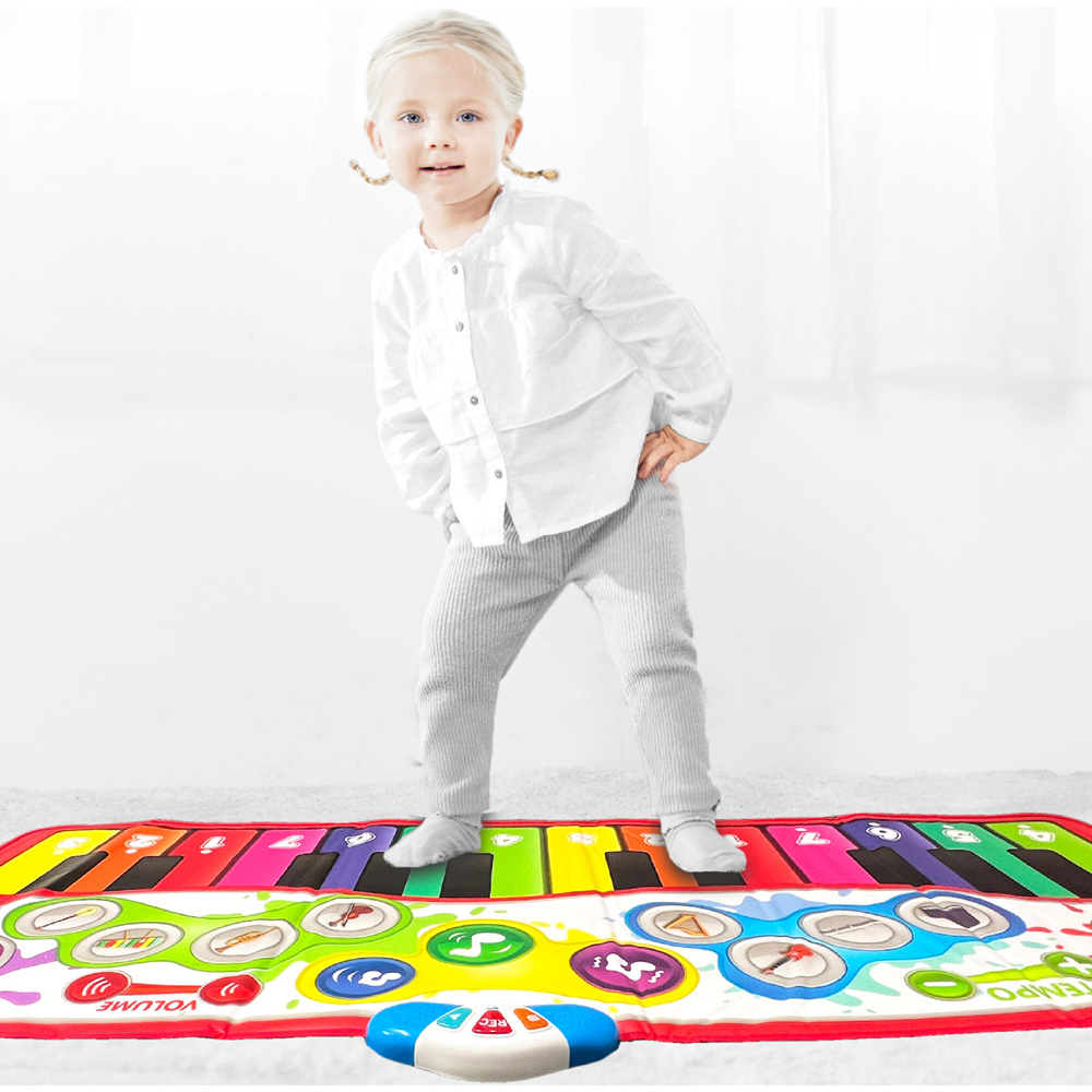Winfun Disco Beat Bop Step-to-Play Jumbo Kids Piano Mat Image 2