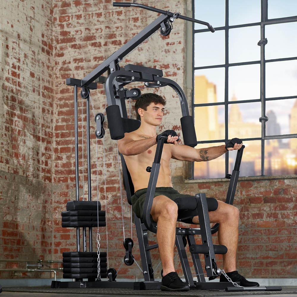 Multi Gym - with chest press, fly machine, leg extension, lat pulldown & more Image 7