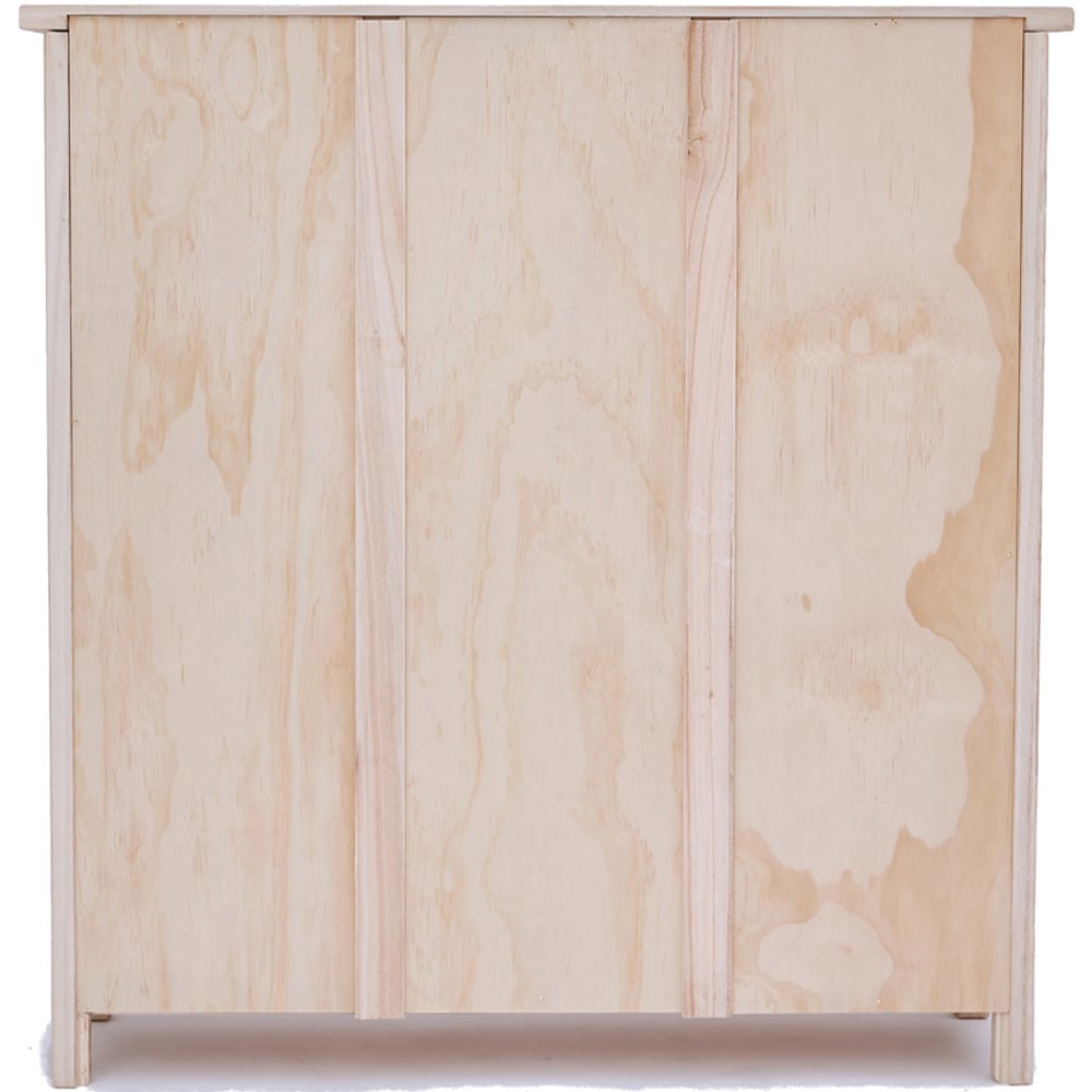 Portofino 3 Shelf Light Wood Bookcase Image 5