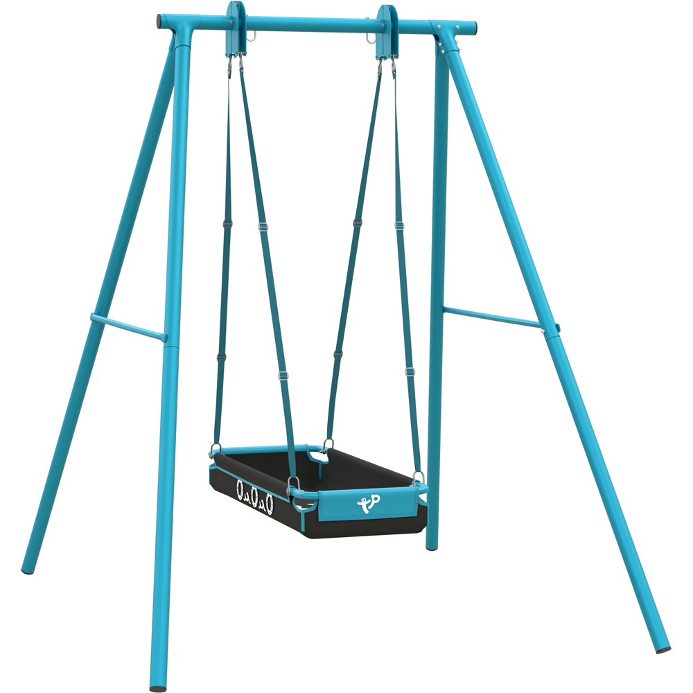 TP Blue Metal Swing Set with Pirate Boat Image 1