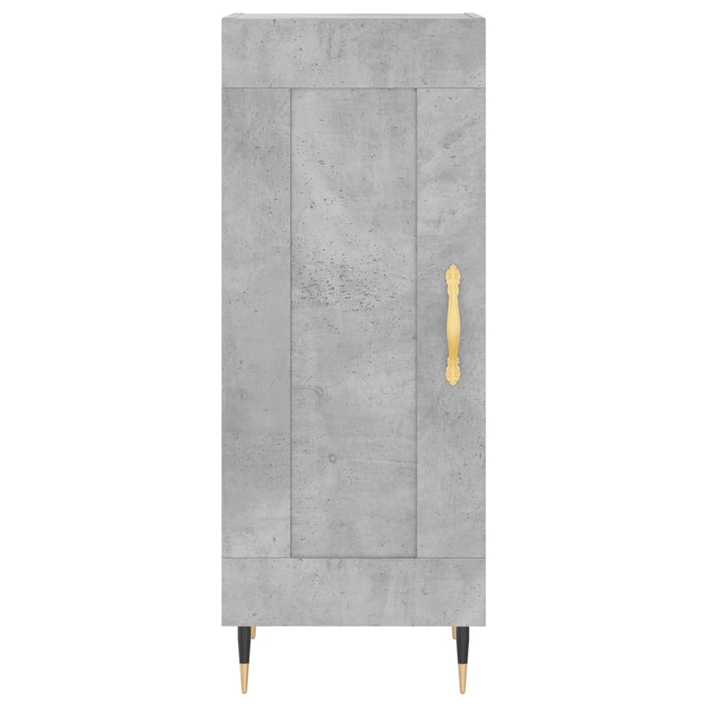 vidaXL 2 Door Concrete Grey Highboard Image 8