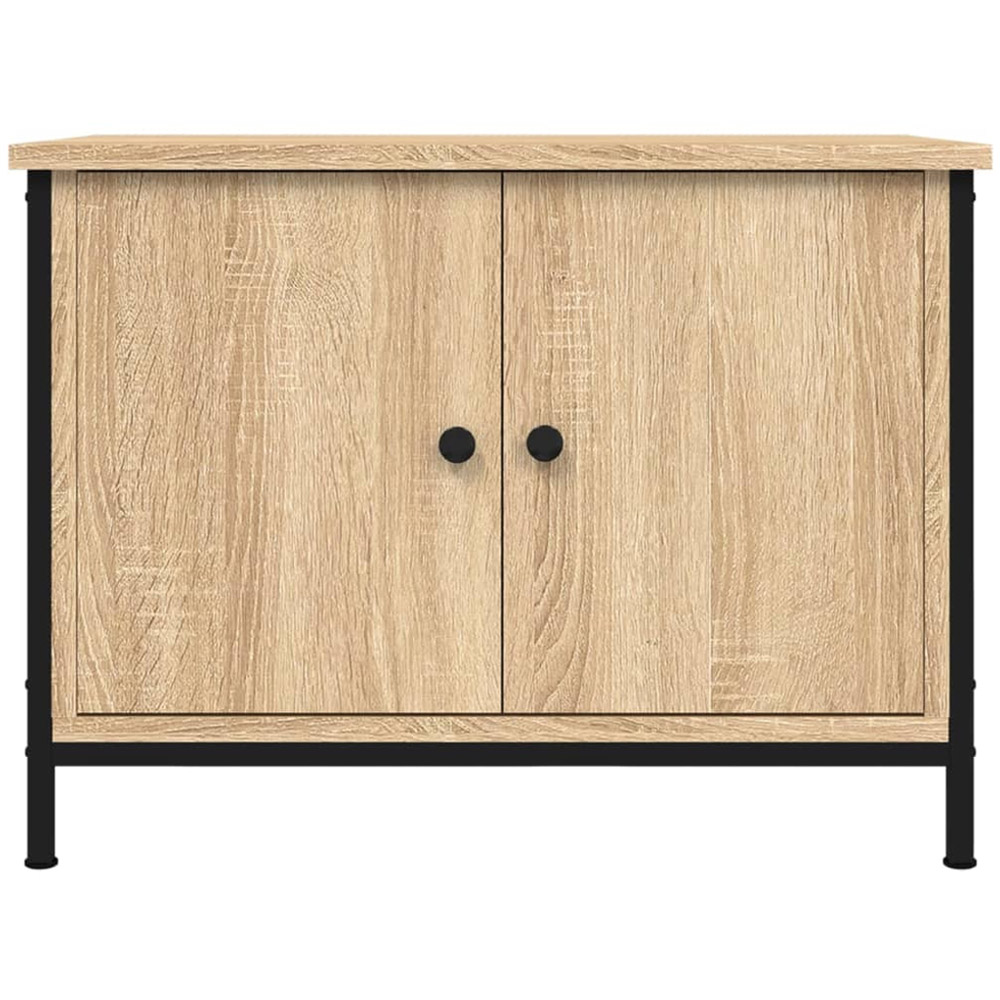 vidaXL 2 Door Sonoma Oak Industrial Style TV Cabinet Image 5