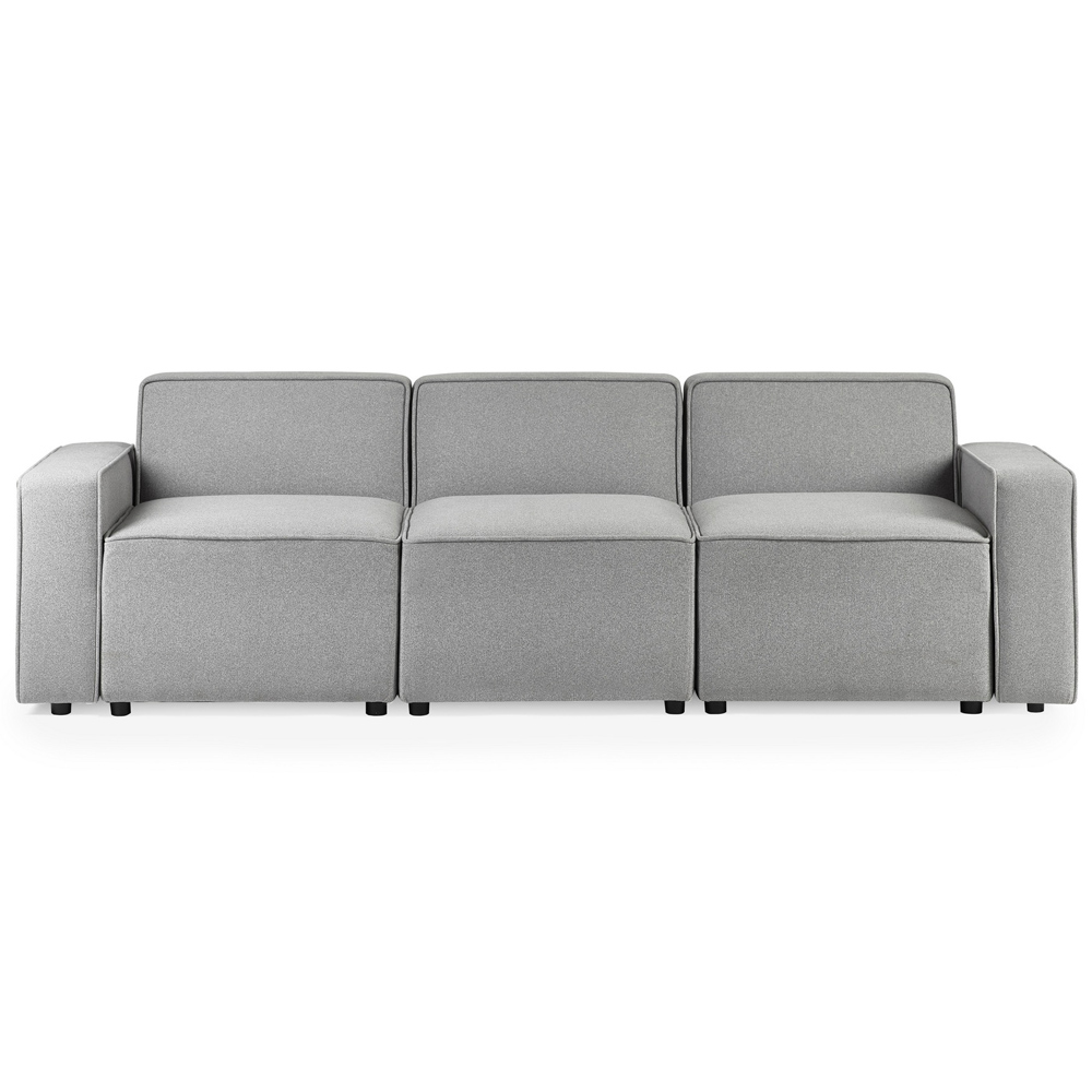 Julian Bowen Lago 3 Seater Grey Combination Sofa Set Image 3