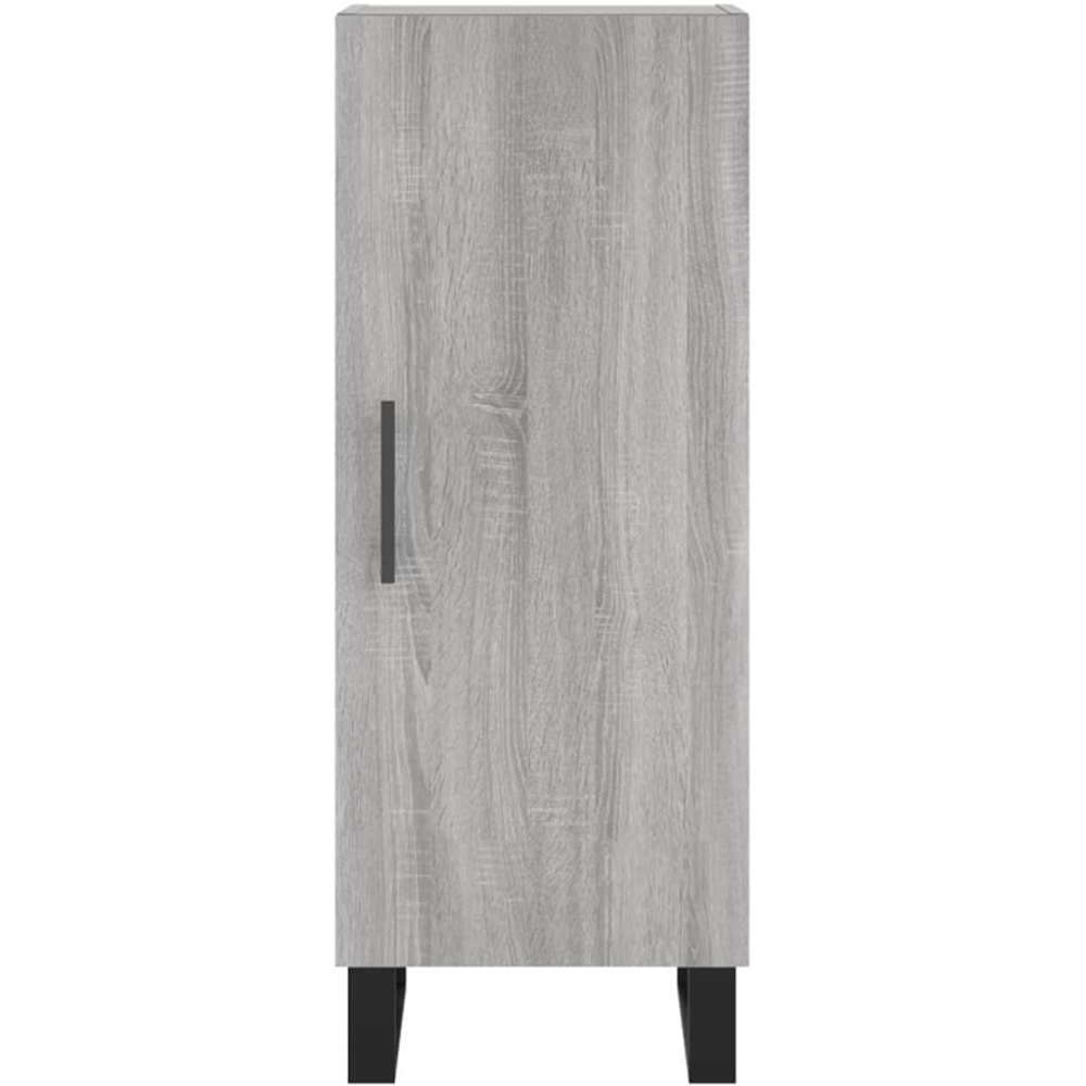 vidaXL Single Door Grey Sonoma Sideboard Image 6