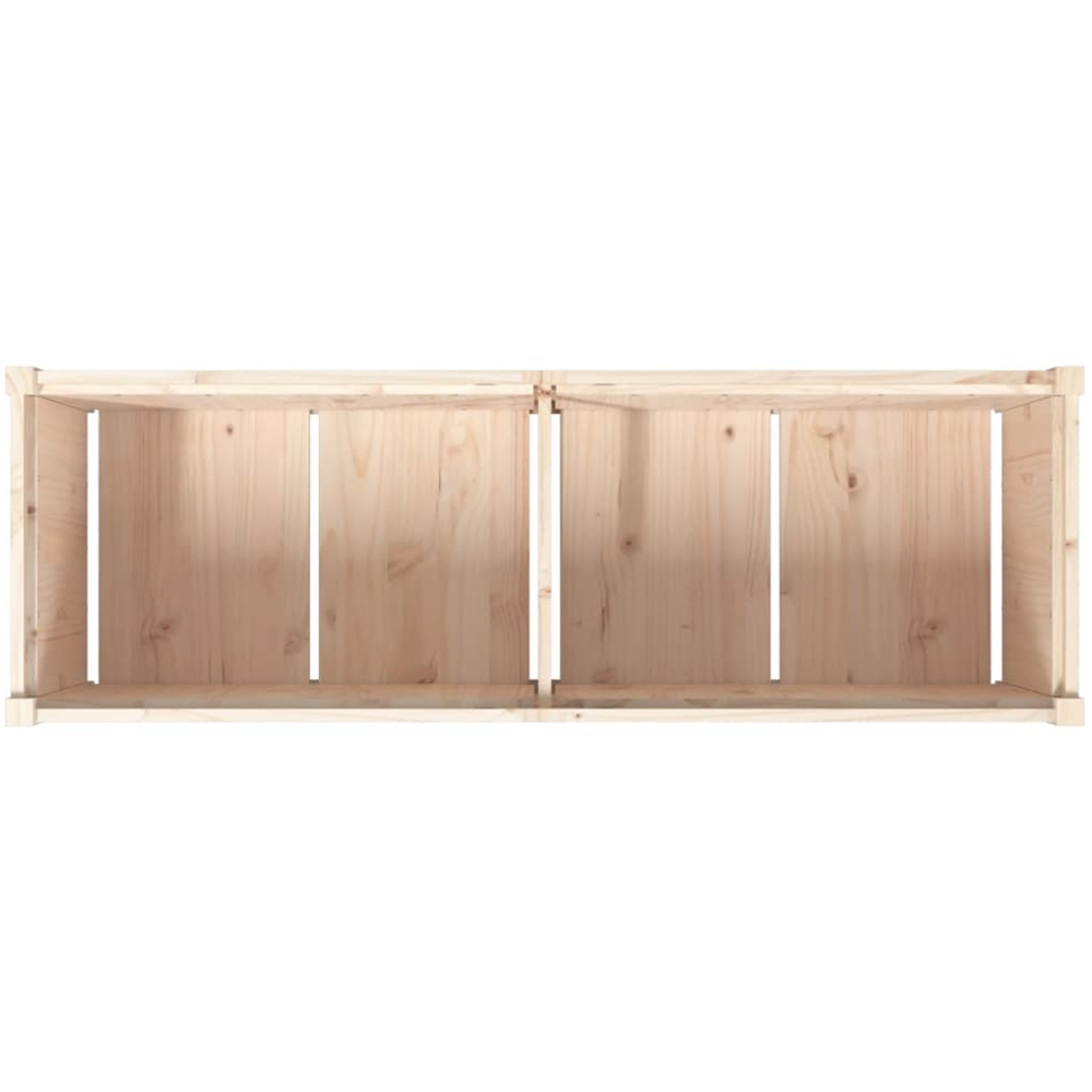 vidaXL Brown Pine Wood Raised Garden Bed 50 x 150 x 50cm Image 6