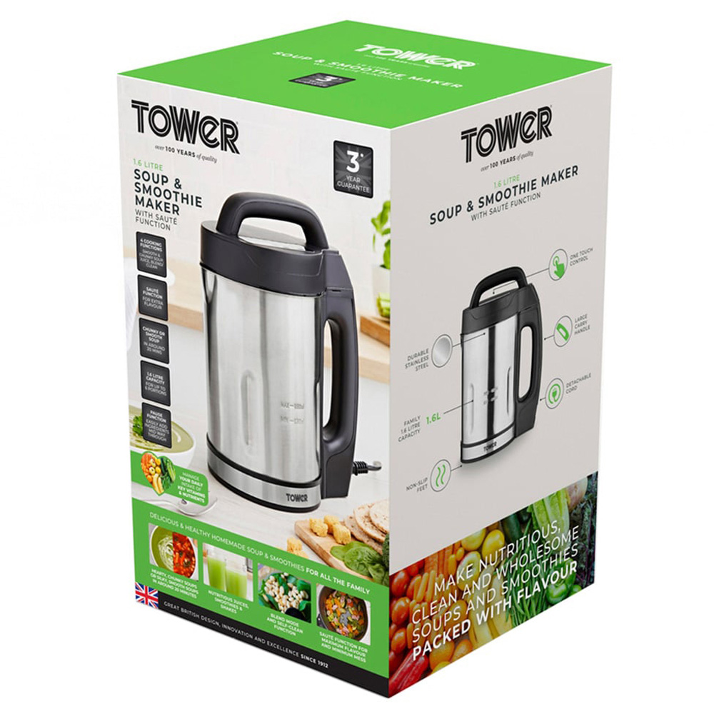 Tower T12069 Soup Maker with Saute Function 1.6L Image 8