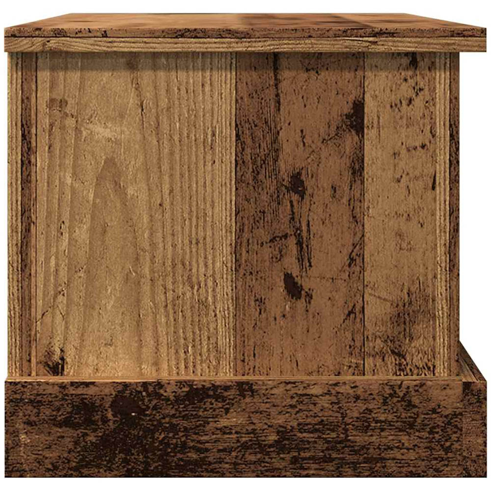 vidaXL Artisan Oak Storage Box with Lift Top Lid Image 7