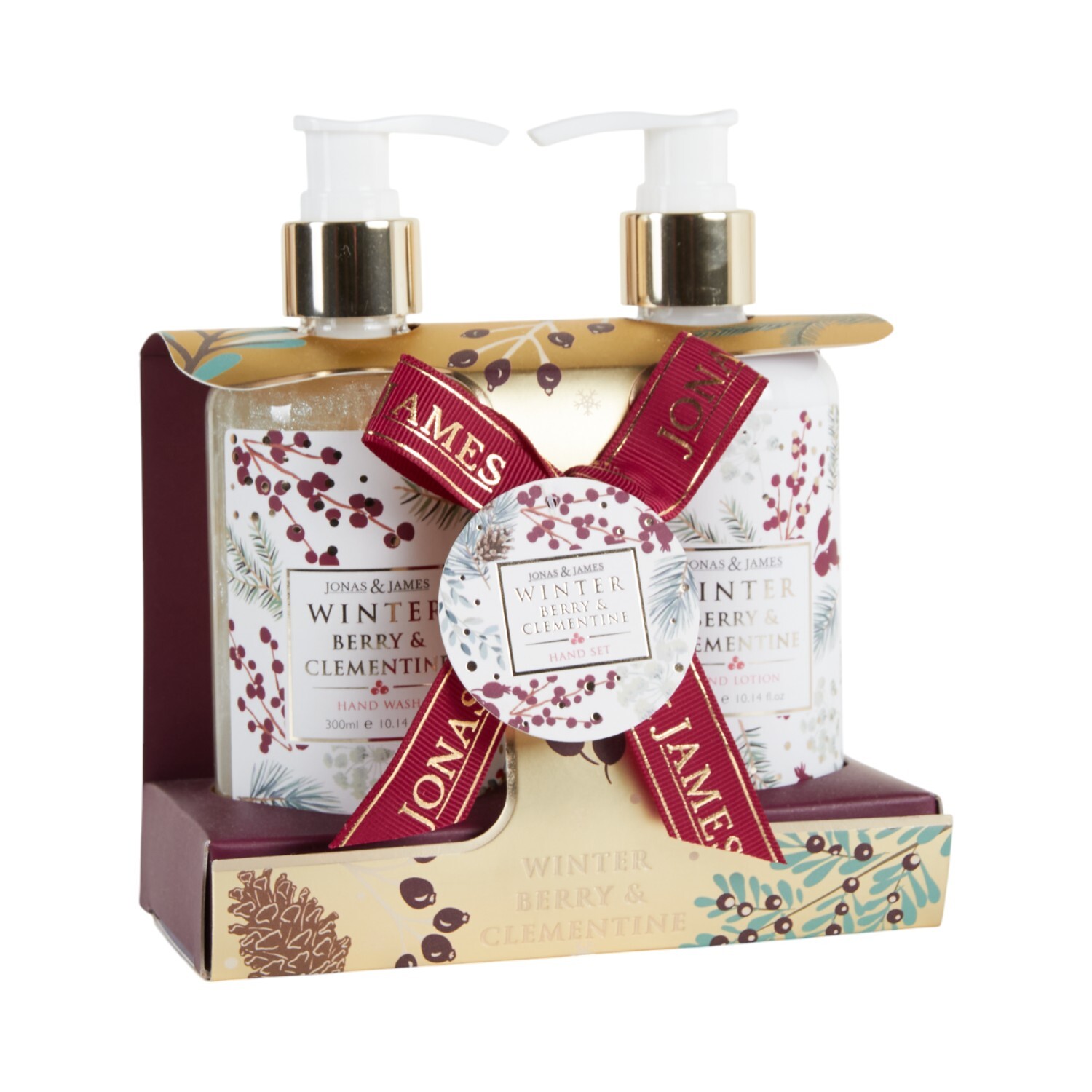Jonas & James Winter Berry and Clementine Hand Care Set White Image 3
