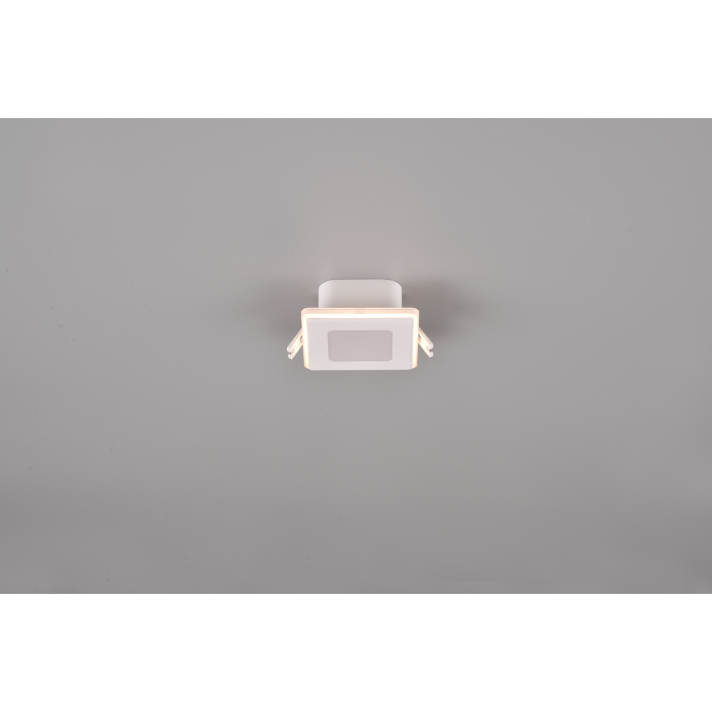 TRIO Nimbus White Matt Integrated LED Ceiling Light Image 4