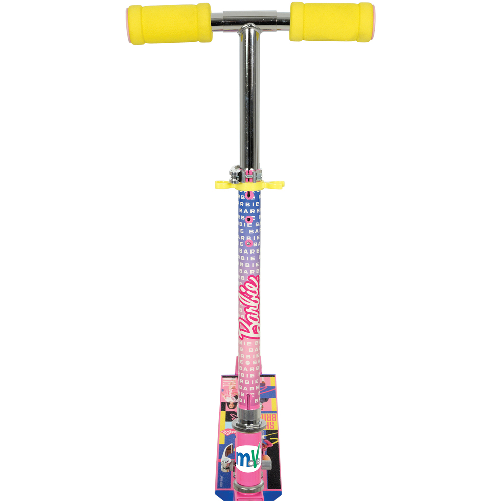 Barbie Foldable Height Adjustable Kids Inline Scooter with Light Up Wheels Image 3