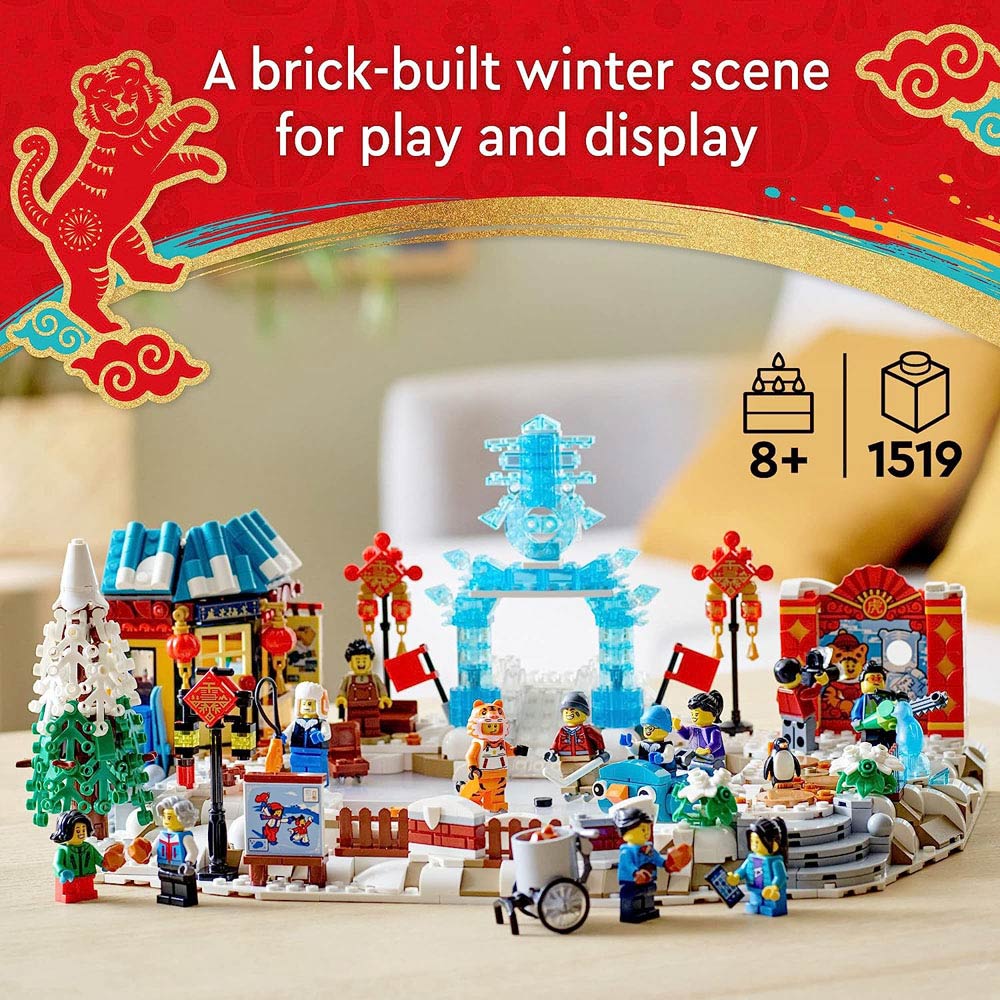 LEGO 80109 Lunar New Year Ice Festival Building Set Image 4