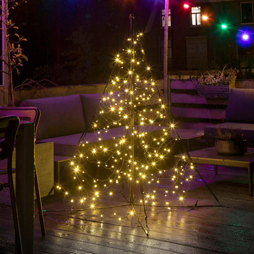 Fairybell 5ft Warm White LED Outdoor Christmas Tree Image 3