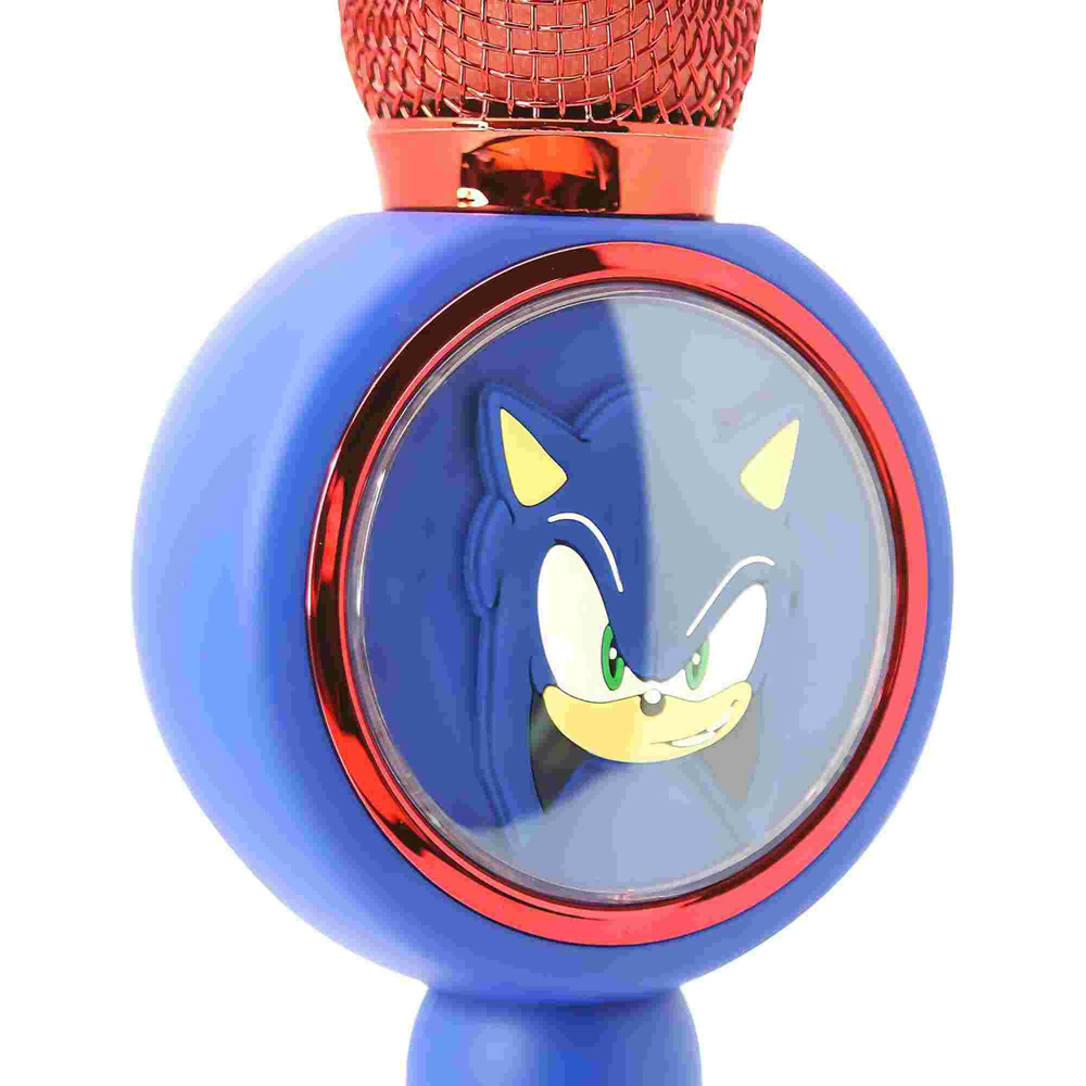 OTL Sonic The Hedgehog Karaoke Microphone and Wireless Speaker with LED Light Image 4