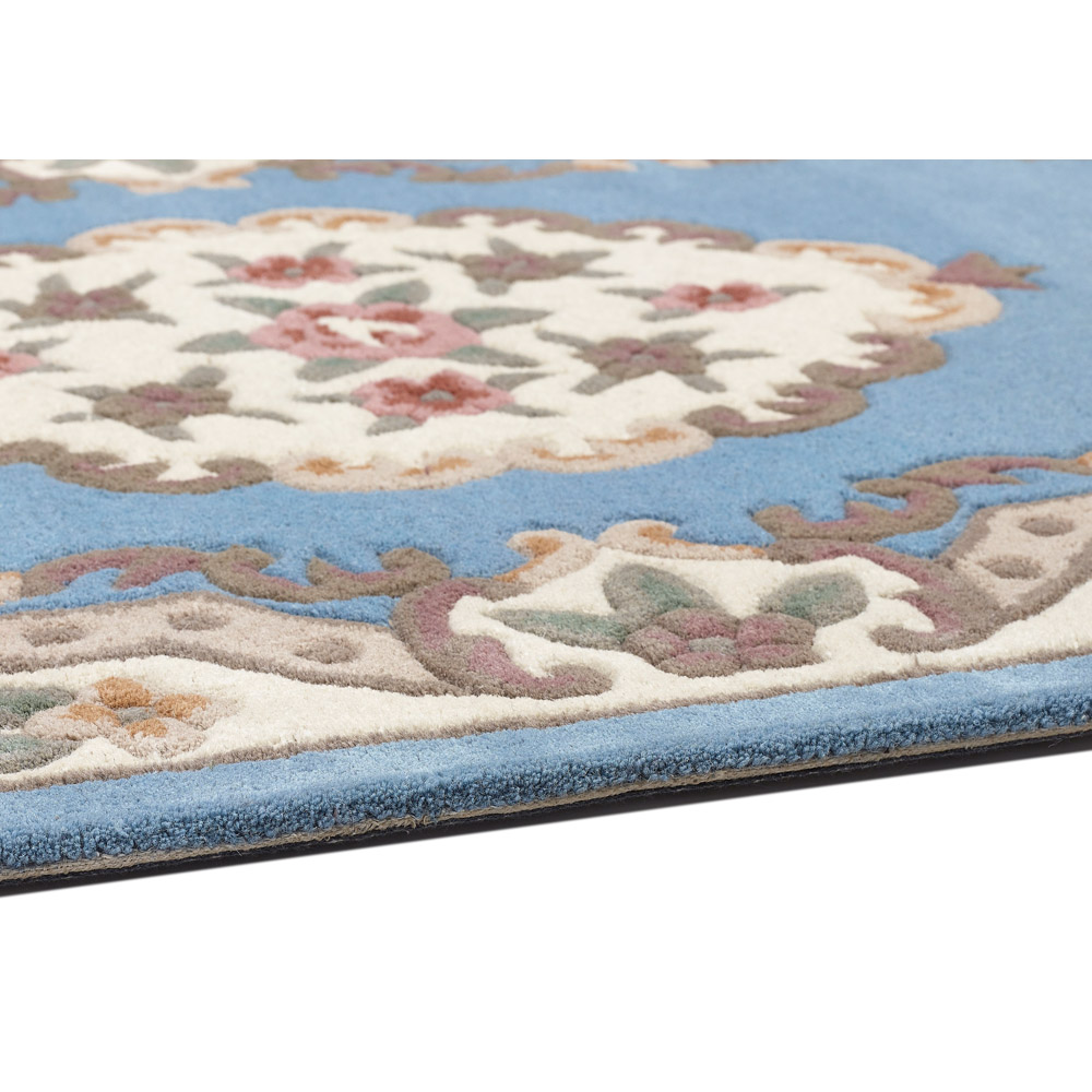 Origins Shensi Blue Wool Rug 75 x 150cm Image 3