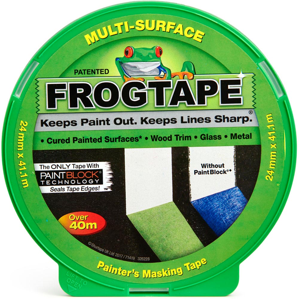 FrogTape 24mm Green Multi-Surface Painters Tape Image 3