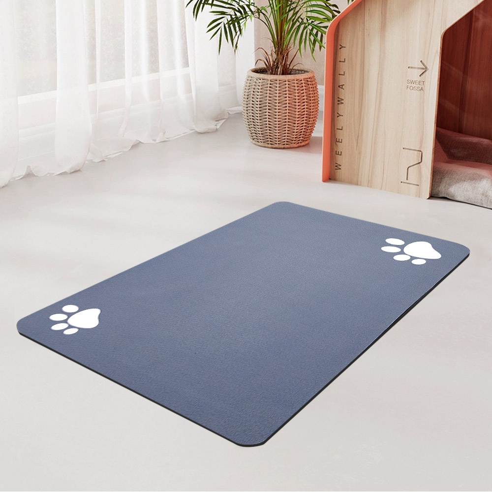 H&O Direct Dark Grey Diatom Mud Quick Dry Pet Mat 30 x 50cm Image 2