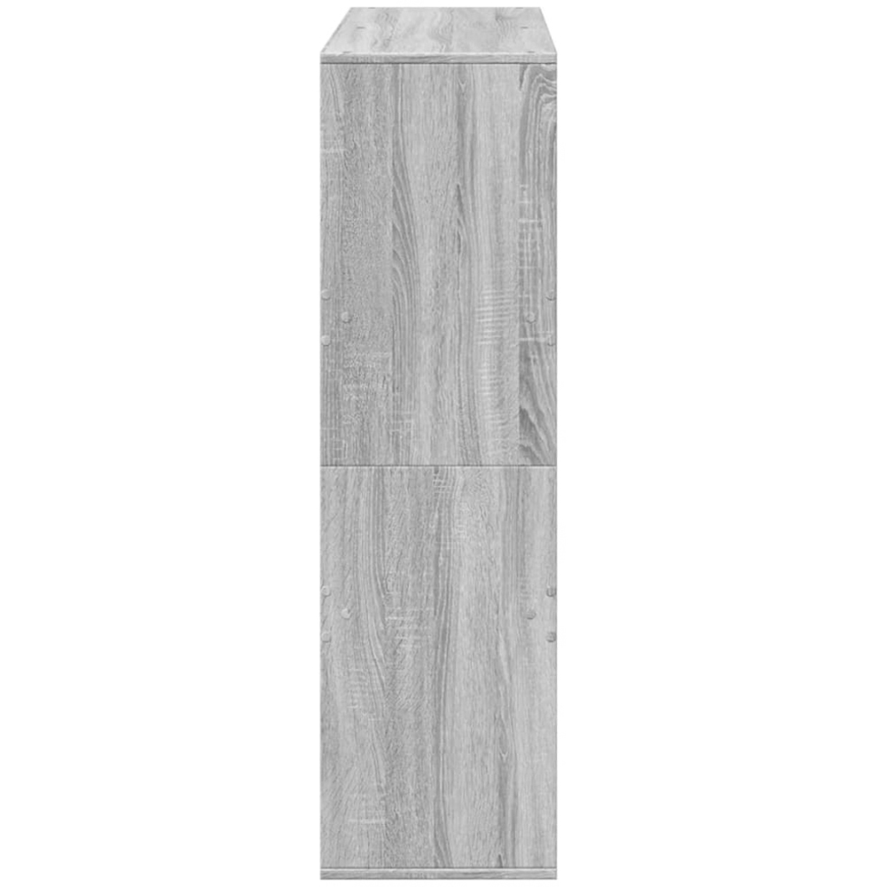 vidaXL 5 Shelf Grey Sonoma Oak Bookcase Image 5