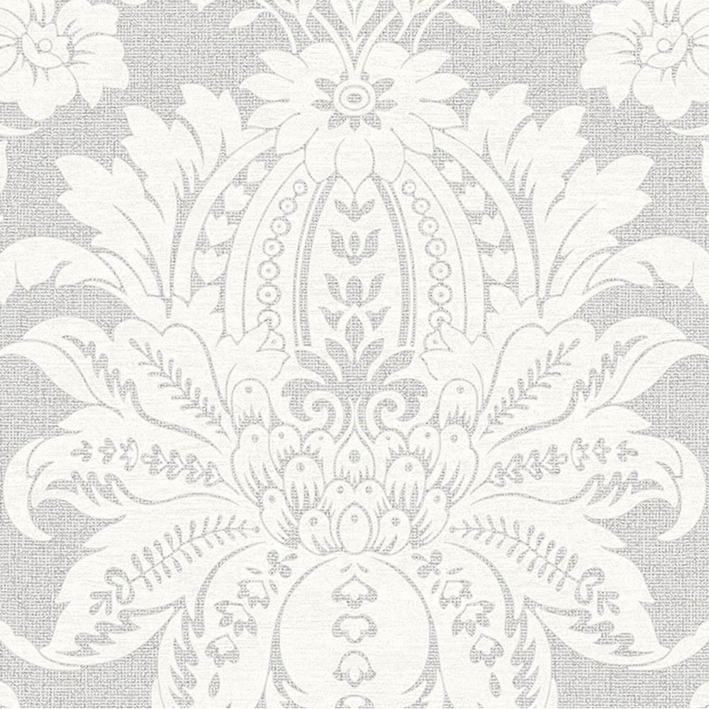 Superfresco Easy Venetian Damask Grey Wallpaper Image 3