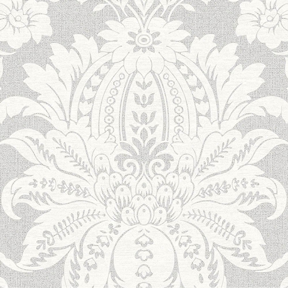 Superfresco Easy Venetian Damask Grey Wallpaper Image 3