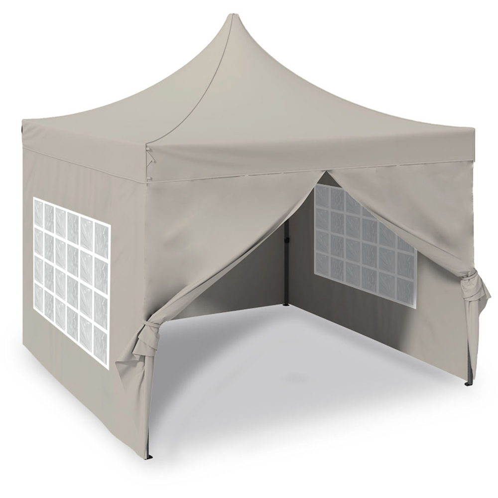 Jack Stonehouse 2.5 x 2.5m Beige Pop Up Gazebo Image 2