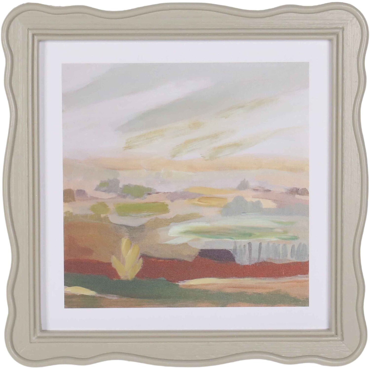 Pastel Landscape Framed Art Image 5
