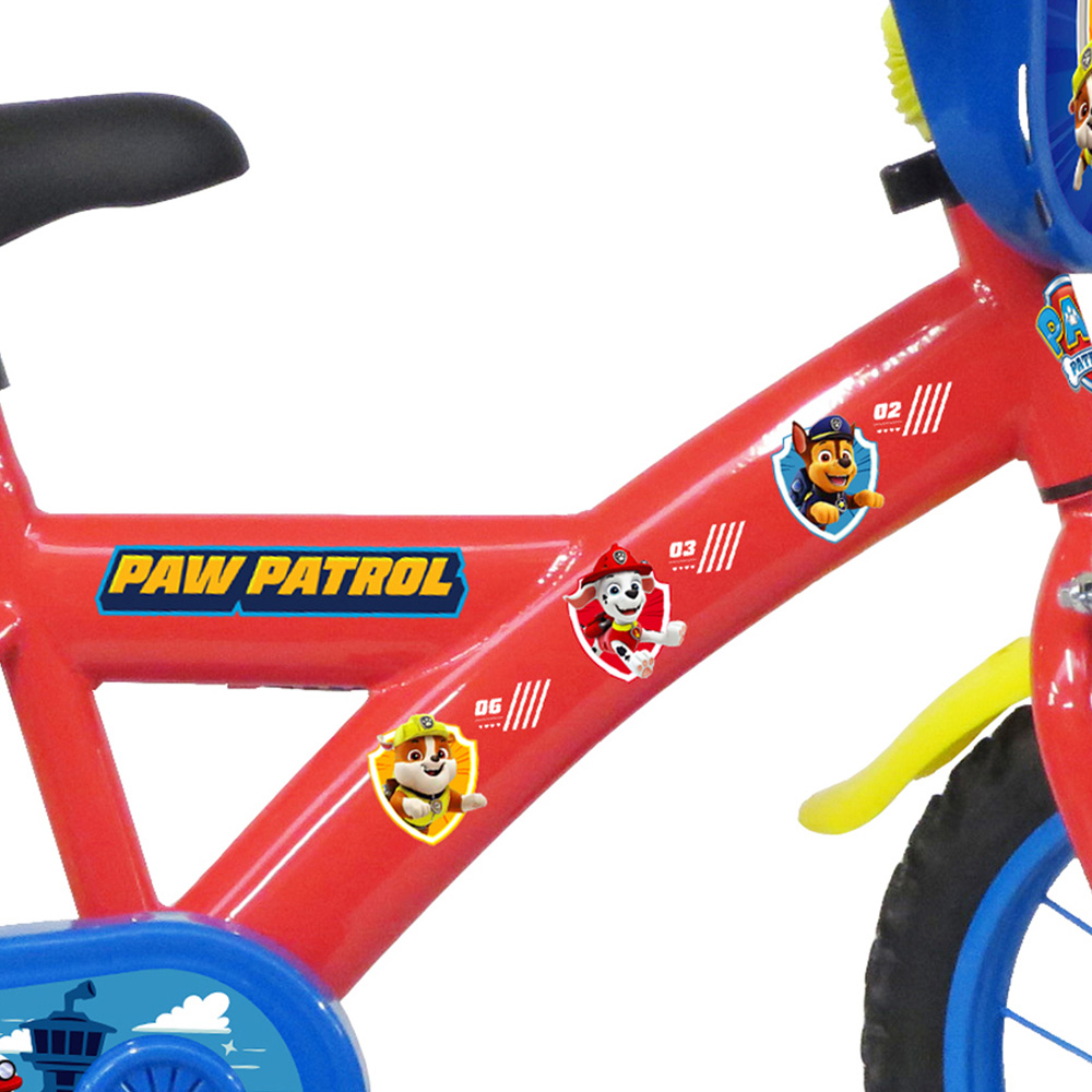Denver Paramount Paw Patrol 14 inch Kids Bicycle with Stabilisers Image 4