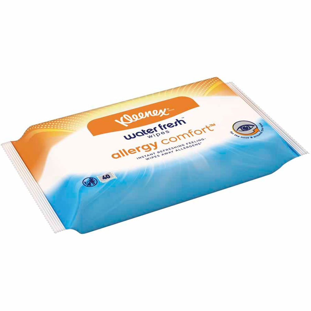 Kleenex Water Fresh Wipes with Allergy Comfort 40 Pack Image 3