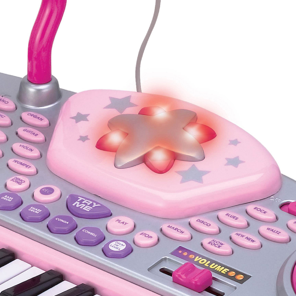 Winfun Disco Beat Bop Pink Keyboard Kids Rock Star Set Image 8