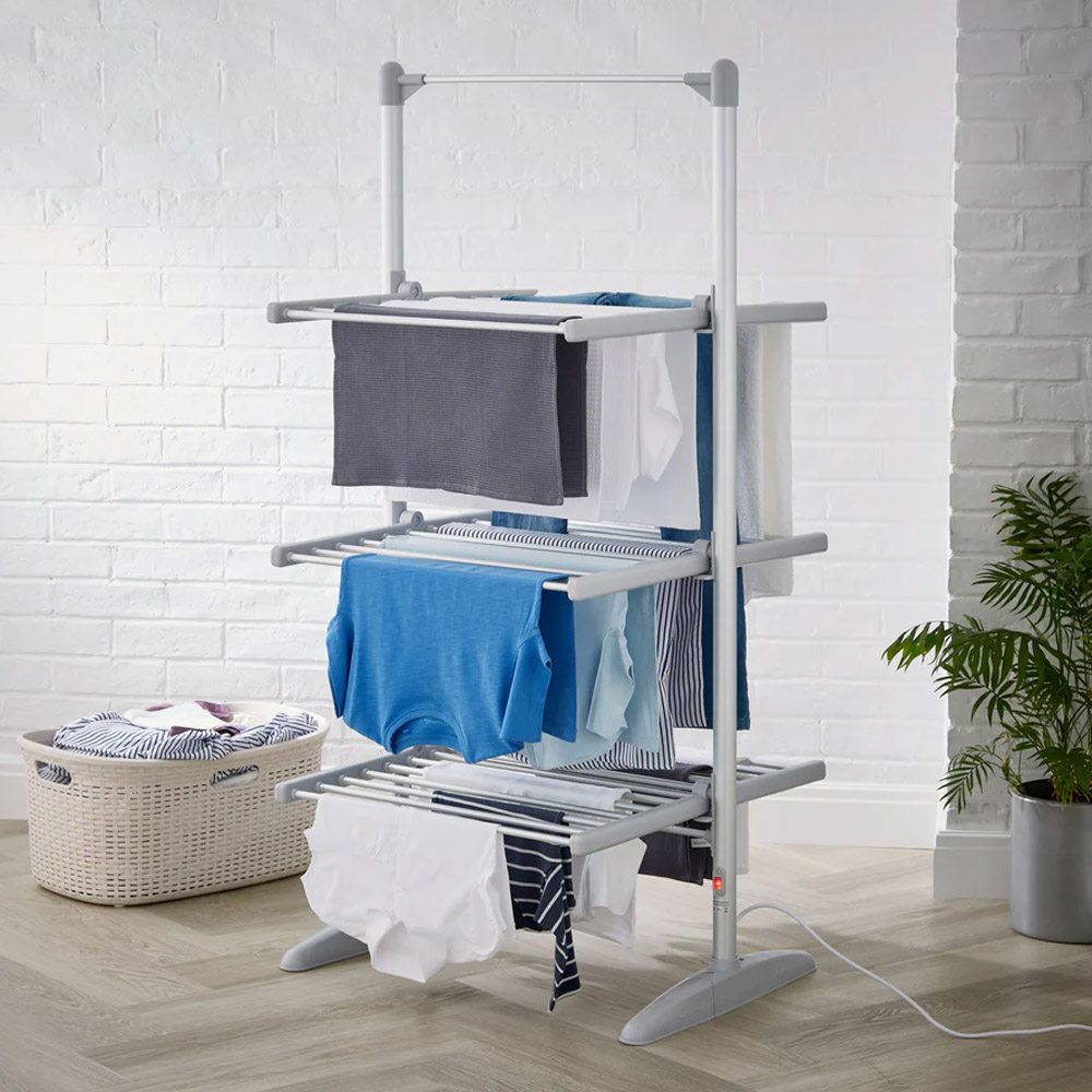 Swan 3 Tier Heated Clothes Airer Image 3