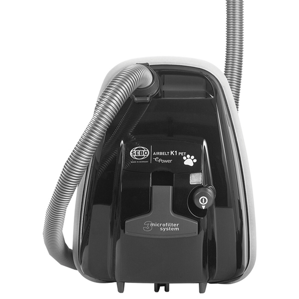 Sebo Airbelt K1 Pet Epower Cylinder Bagged Black Vacuum Cleaner 890W Image 5