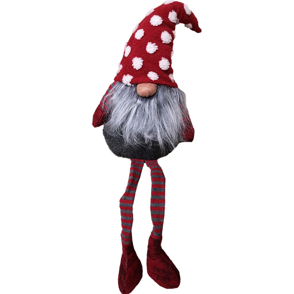 Samuel Alexander Dangly Legs Gonk Christmas Decoration with Polka Dot Hat 67cm Image 1