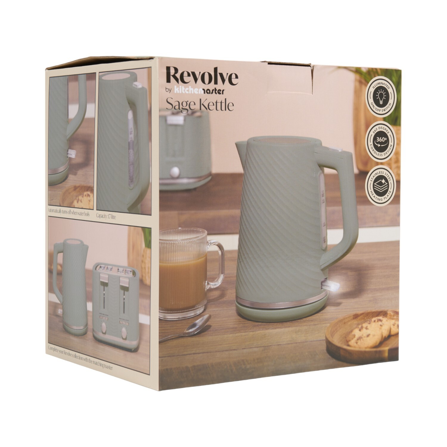 Revolve Texture Jug Kettle Sage Image 2