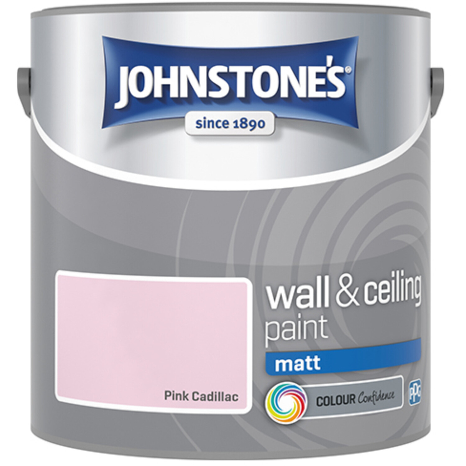 Johnstones Matt Emulsion Paint - Pink Cadillac / 2.5l Image 2