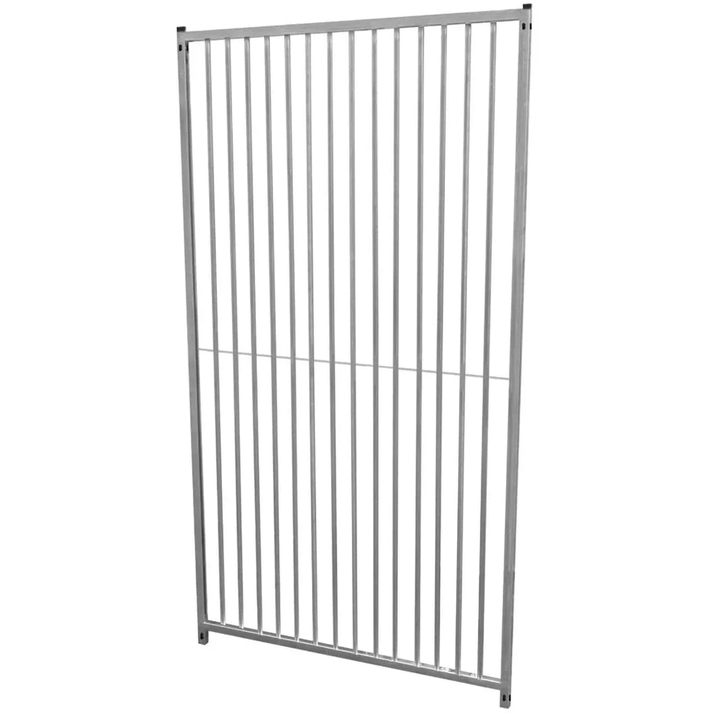 MonsterShop 1m Silver Dog Run Panel with 5cm Bar Spacing Image 2