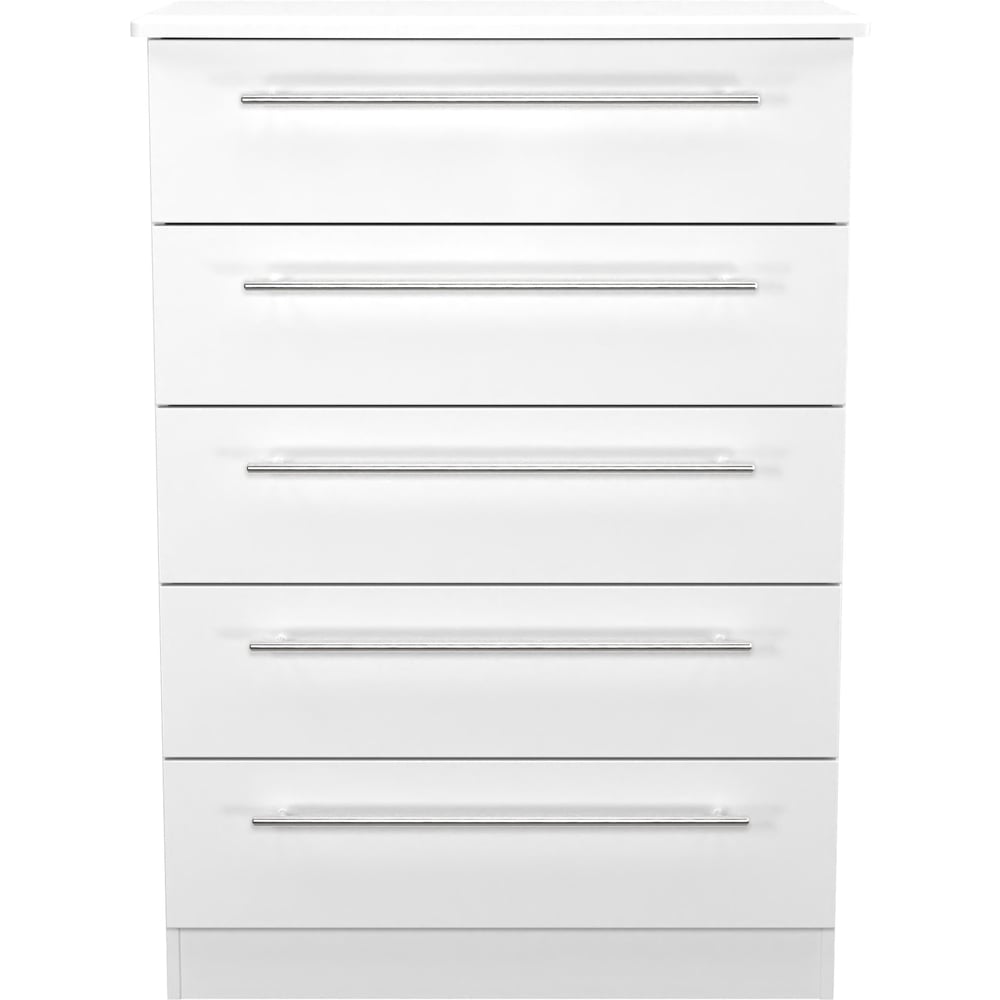 Crowndale Sherwood 5 Drawer Porcelain Matt Chest of Drawers Image 2