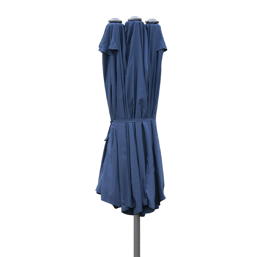 Outsunny 4.6m Garden Parasol Blue Image 4