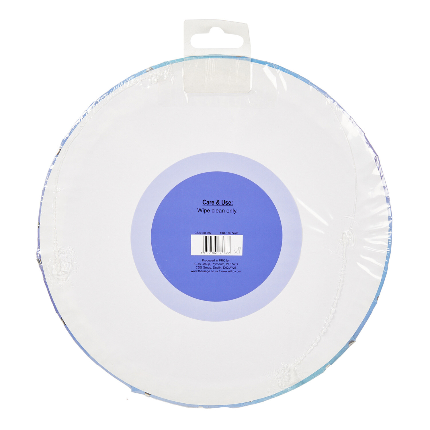 Galaxy Cake Board - Blue / Round Image 2