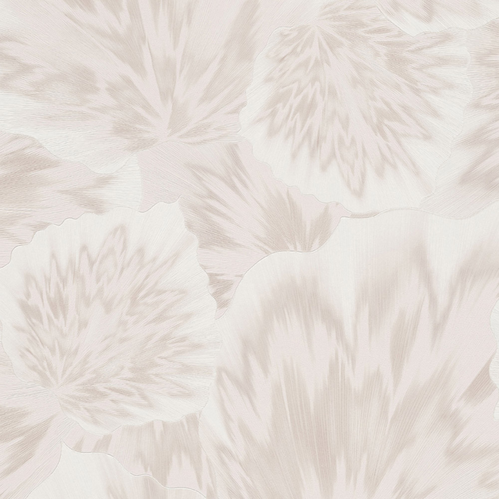 Erismann Bliss Luxurious Leaf Textured Cream Vinyl Wallpaper Image 1