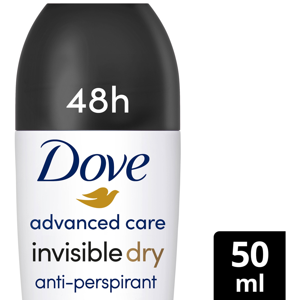 Dove Advanced Care Invisible Dry Antiperspirant Deodorant 50ml Wilko