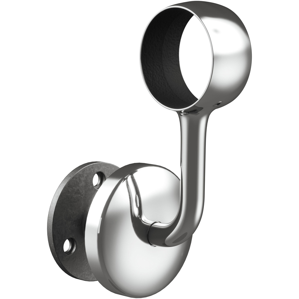 Rothley Polished Steel Stair Handrail Kit 2.4m Image 8