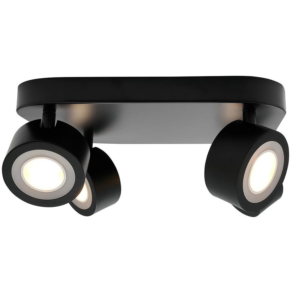 Nordlux Clyde 4-Spot Black Ceiling Light Image 6