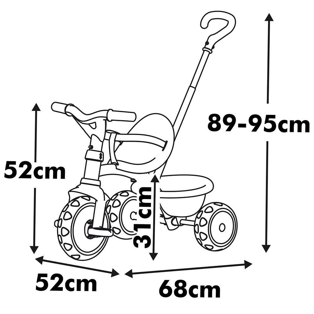 Smoby Be Move Beige Tricycle Image 7