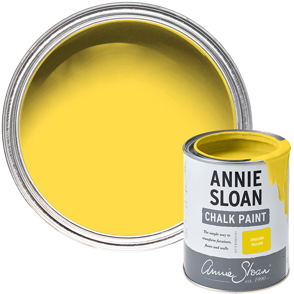 Annie Sloan English Yellow Matt Chalk Paint 1L Image 1