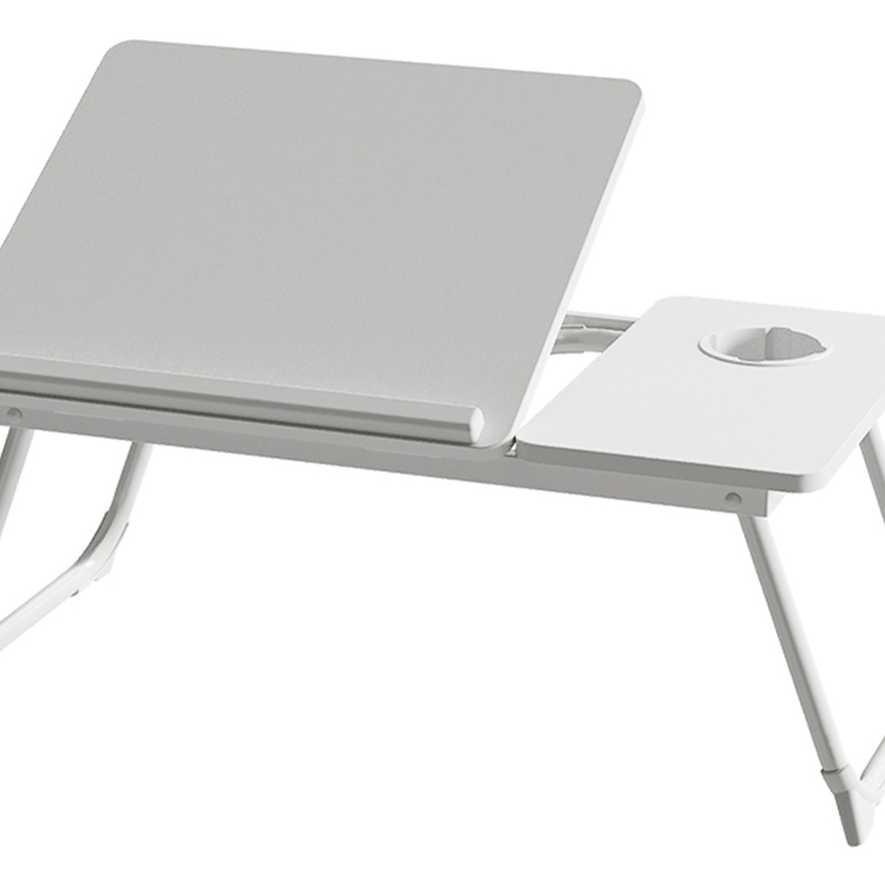 Living and Home Warm White Foldable Laptop Bed Table Image 4