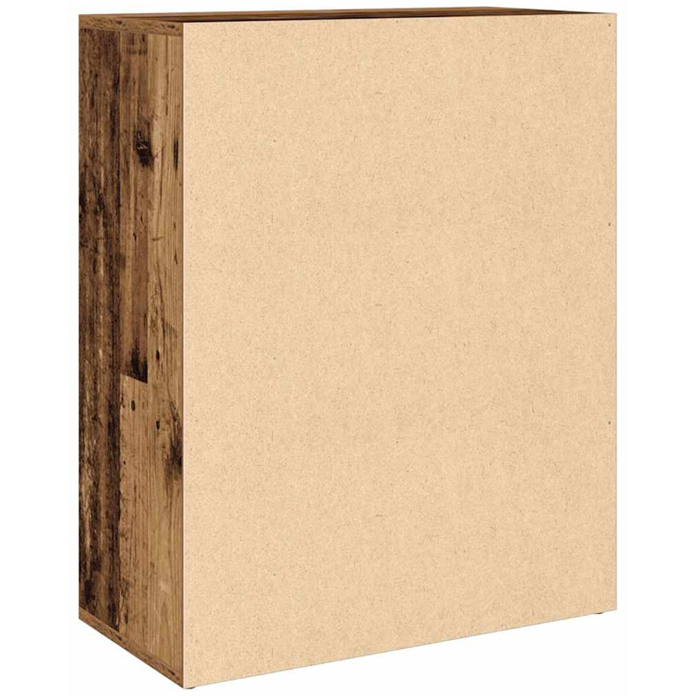 vidaXL 2 Door 2 Shelf Old Wood Sideboard Image 7
